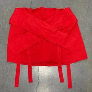 Moon River Mini Wrap Ramie Skirt